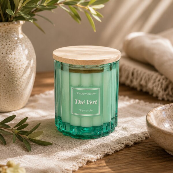 Esprit Provence Zelený čaj Vonná svíčka, 190 g