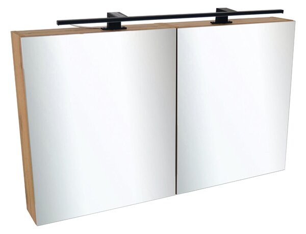 Comodo Zrcadlová skříňka Ideal OW 100 ZS LED-B s osvětlením Any LED 80 B, černá