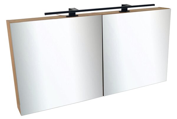 Comodo Zrcadlová skříňka Ideal OW 120 ZS LED-B s osvětlením Any LED 80 B, černá