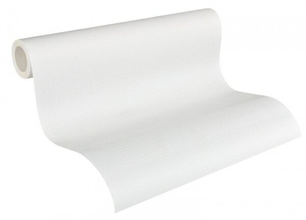 A.S. Création | Vliesová tapeta na zeď Pigment 95345-1 | 0,53 x 10,05 m | bílá