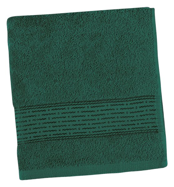Bellatex Froté ručník kolekce Proužek tmavě zelený 50x100 cm
