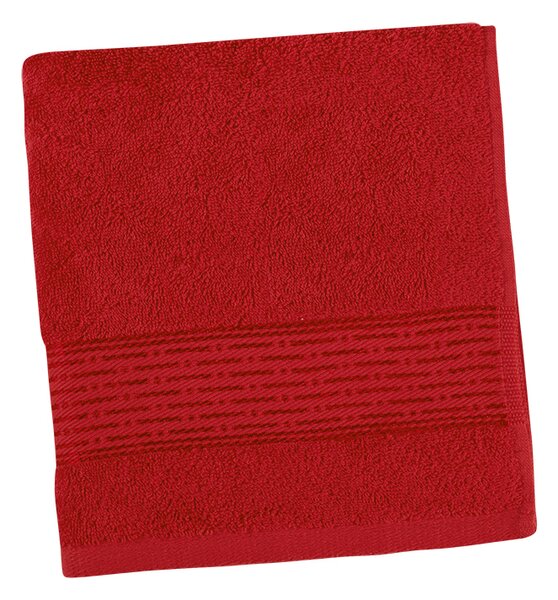 Bellatex Froté ručník kolekce Proužek červený 50x100 cm