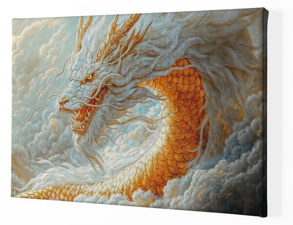 Obraz na plátně - Drak, nebeský hřivnáč FeelHappy.cz Rozměr obrazu (Šířka x Výška): 40 x 30 cm