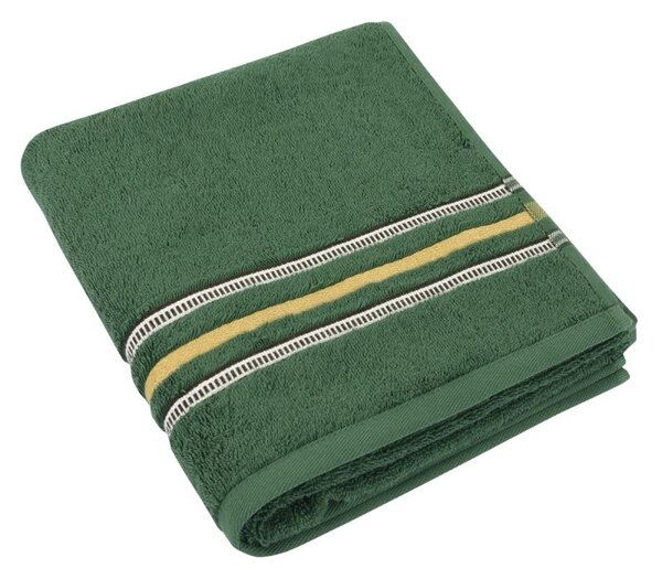 BELLATEX Froté ručníky a osušky Zelené kolekce tmavá zelená Osuška - 70x140 cm