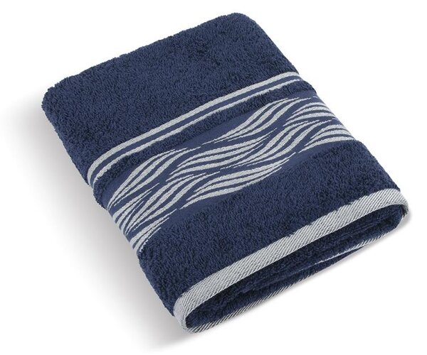 Bellatex Froté ručník kolekce Vlnka modrý 50x100 cm