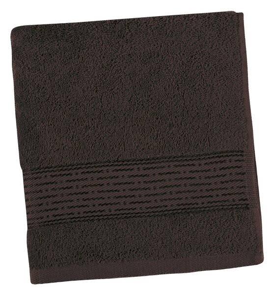 Bellatex Froté ručník kolekce Proužek tmavě hnědý 50x100 cm