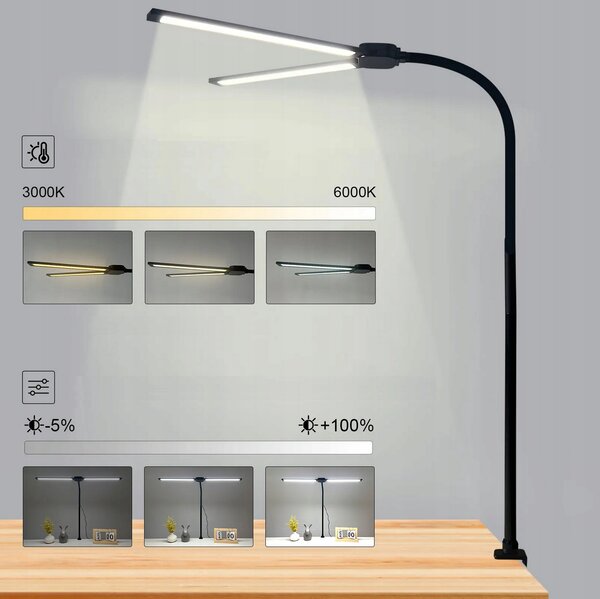 BERGE LED stolní lampa TIRANA 14W