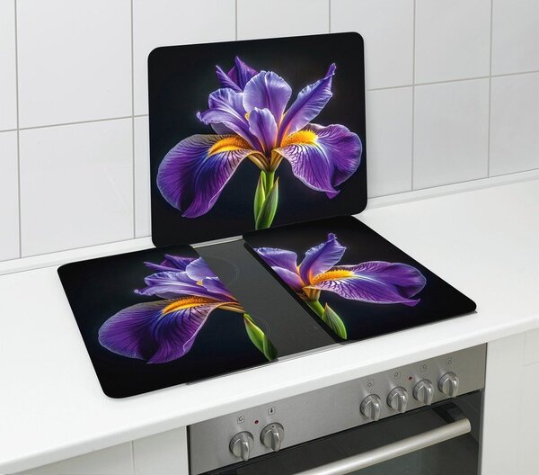 Kryt na zeď u sporáku z tvrzeného skla 50x56 cm Iris – Wenko