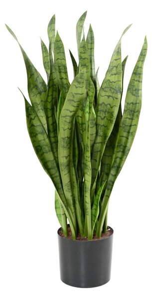 Umělá květina Sansevieria deluxe v květináči, zelená 93cm
