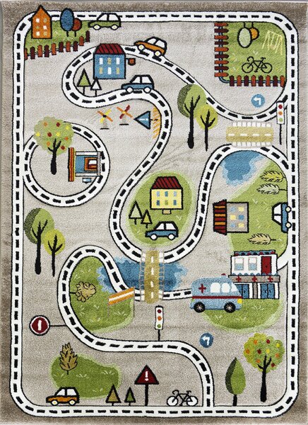 Hans Home | Dětský koberec Smart Kids 22919 Beige - 120x180