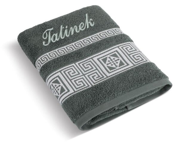 BELLATEX Froté ručník řecká kolekce se jménem TATÍNEK mechová Ručník - 50x100 cm