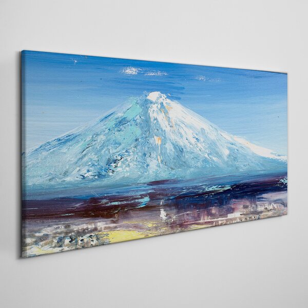 Obraz na plátně Obraz na plátně Abstrakce Lake Mount Sky