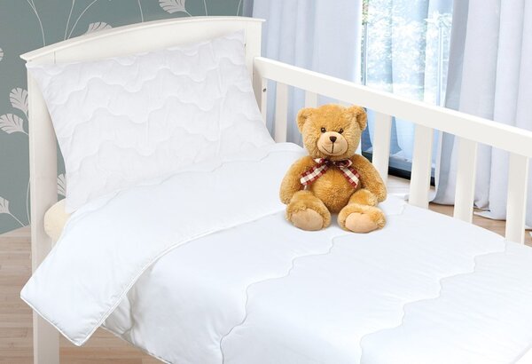 BELLATEX Přikrývka dětská Agátka 300g/m2 - celoroční Bílá 90x135 cm