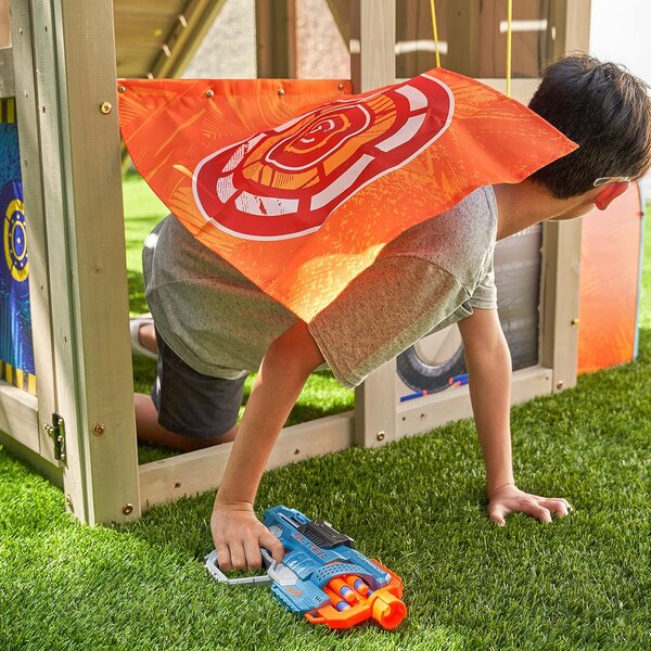 Dětské hřiště na zahradu NERF BATTLE FORT 4,45x1,84 m