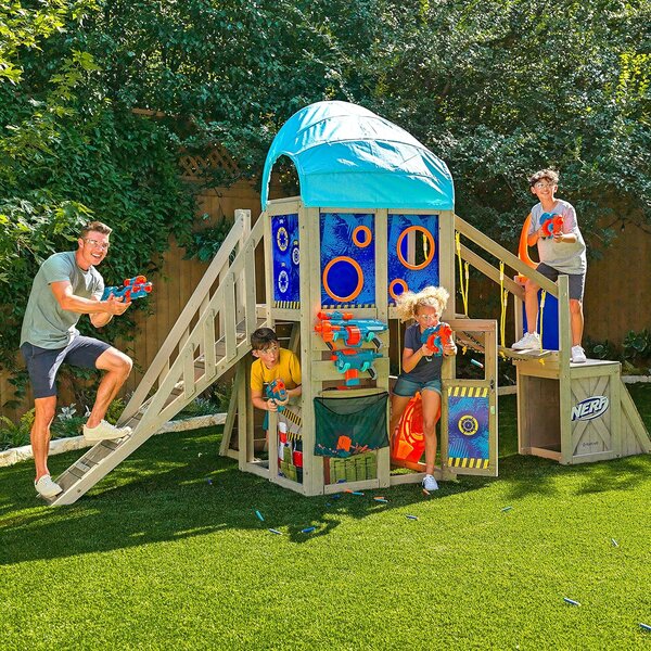 Dětské hřiště na zahradu NERF BATTLE FORT 4,45x1,84 m