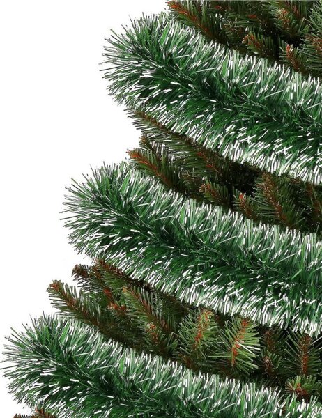 Vánoční řetěz Girlanda 3 m SPRINGOS Premium CA0923 zelený zasněžený
