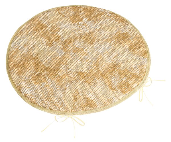 BELLATEX Sedák Adéla kulatý hladký Hnědá průměr 40 cm