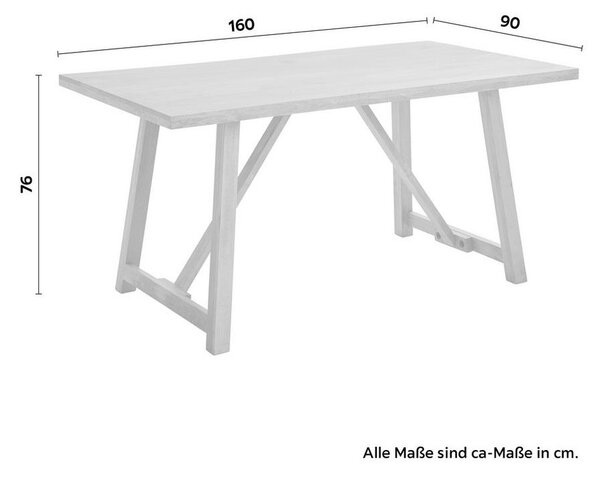 Jídelní stůl z pravého mangového dřeva š: 160cm