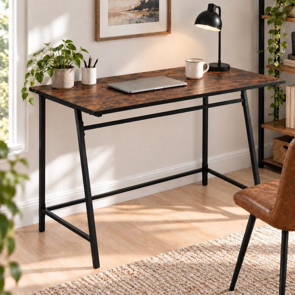 Psací stůl 100x50 cm SPRINGOS HF0027 Designline hnědý
