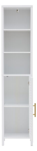 Sloupek OREA, 36 x 30 x 160 cm - bílý