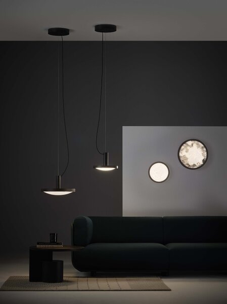 Brokis Luxusní nástěnné svítidlo Convex big, PC1357 Barva skla: triplex opál BROKISGLASS (CGC2676), LED zdroj: DIM, 24V, LED, 75W, 2700K, 9983lm, RA90+ (LEDS3017), Povrchová úprava skla: lesklý povrch (lícová strana) (CGSU2736)