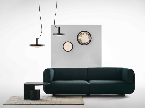 Brokis Luxusní nástěnné svítidlo Convex big, PC1357 Barva skla: triplex opál BROKISGLASS (CGC2676), LED zdroj: DIM, 24V, LED, 75W, 2700K, 9983lm, RA90+ (LEDS3017), Povrchová úprava skla: lesklý povrch (lícová strana) (CGSU2736)