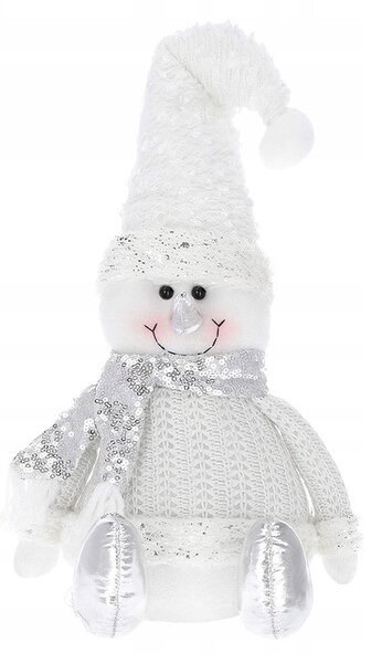 Vánoční Sněhulák 43 cm, bílý