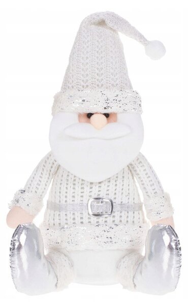 Vánoční Santa Claus 43 cm, bílý