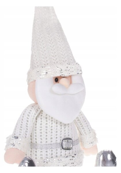Vánoční Santa Claus 43 cm, bílý