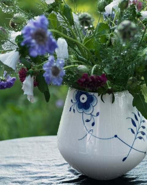 Porcelánová vázička Blue Fluted Mega 15 cm