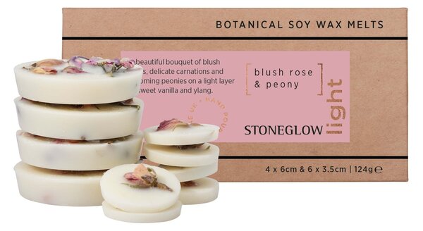 Vonný vosk do aromalampy Blush Rose/Peony – 10 ks, 124 g