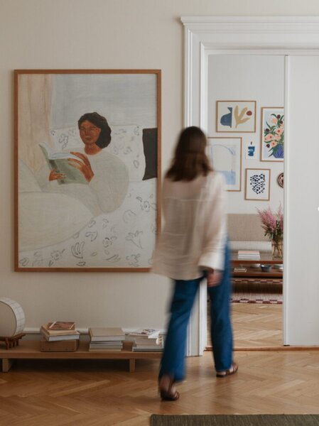 The Poster Club Autorský plakát Morning Read by Isabelle Vandeplassche - 50 x 70 cm TPC122