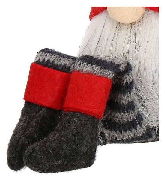 Skřítek GNOM v pruhovaném obleku 38 cm