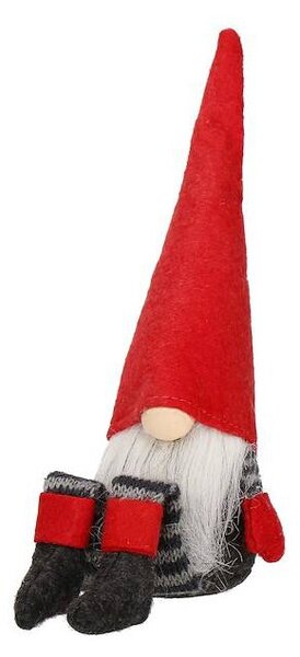 Skřítek GNOM v pruhovaném obleku 38 cm