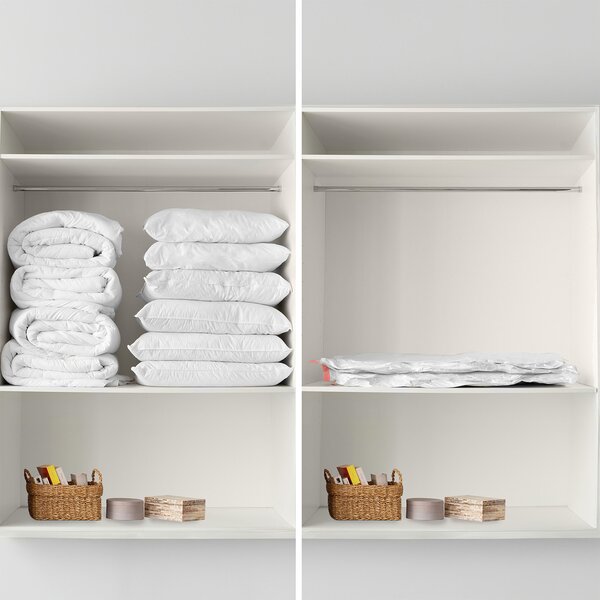 Sada 3ks vakuových úložných sáčků Compactor Bag Aspispace XL 140 litrů, 80 x 130 cm