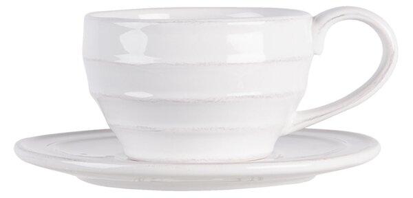 Keramický šálek s podšálkem - 7 cm