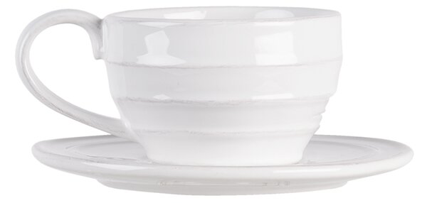Keramický šálek s podšálkem - 7 cm