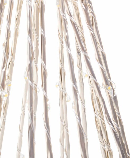 LED Hvězda Supernova - 30cm, 100LED, 8 funkcí, IP44, studená bílá