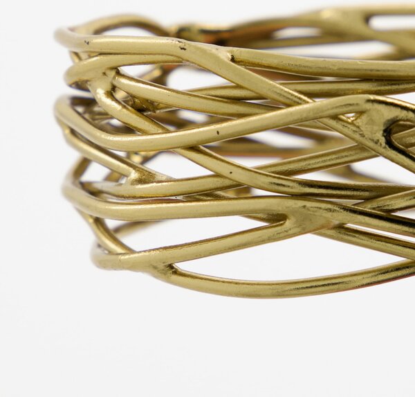 Kroužky na ubrousky Ring Golden – set 4 ks