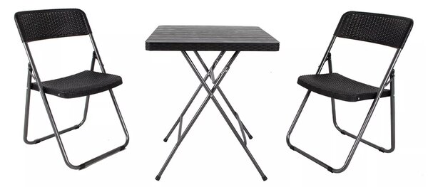 Linder Exclusiv Zahradní sestava BISTRO SET Černý