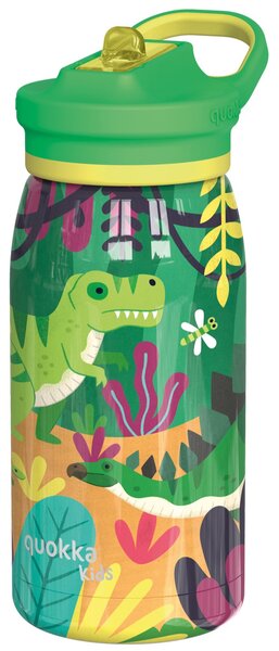 Dětská nerezová láhev Pop, 445ml, Quokka, dinosaurus