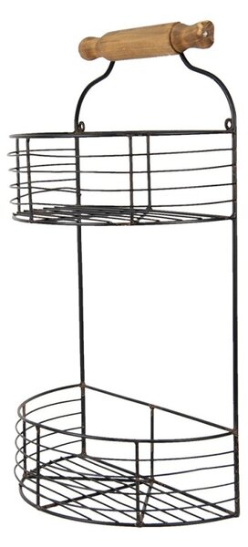 Kovový etažér / nástěnná police - 54 cm (Zašleme prostřednictvím PPL)