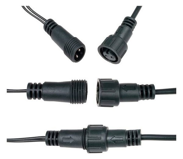 LED světelný řetěz - 41,5m, 500LED, IP44, modrá