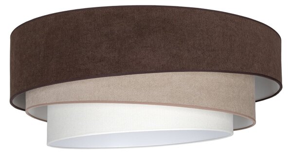 Stropní Lampa Duolla, Trio, Hnědá / Rezavá, Kuchyně, Tkanina / Textil, Young lifestyle