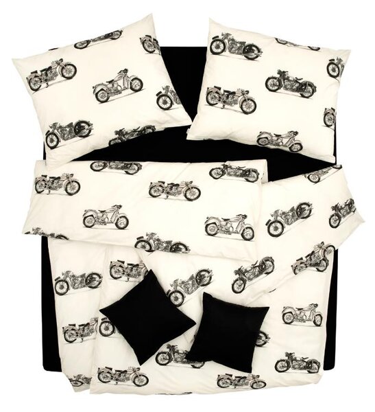Povlečení FINO DESIGN harley smetanovočerná 140 x 200/70 x 90 cm