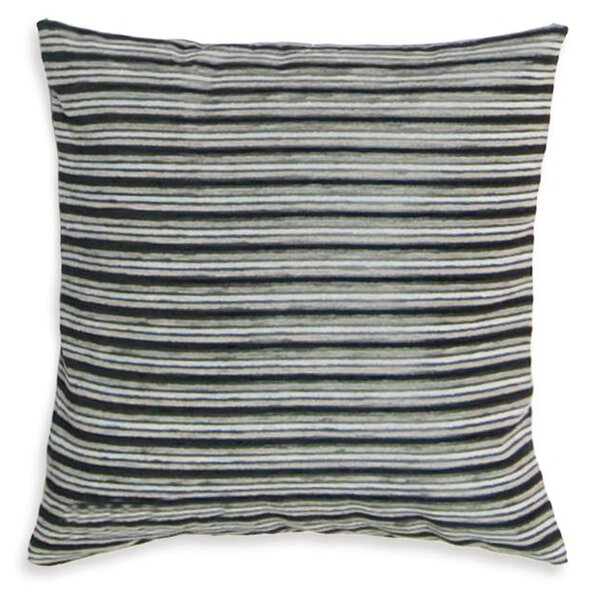 Povlak SOFA proužky šedočerná 45 x 45 cm