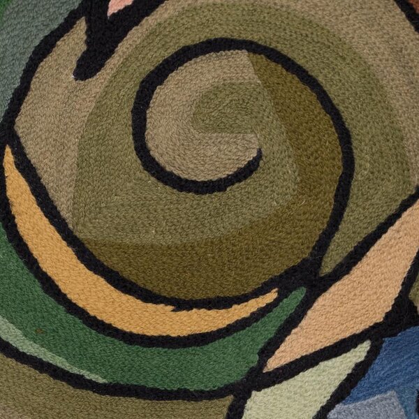 Povlak ART WOOL spirals multi 45 x 45 cm
