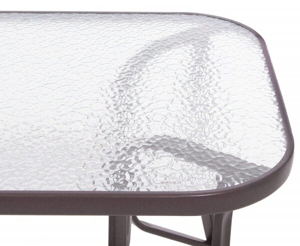 Zahradní stůl 120x70 cm SPRINGOS TOSCANA GF0076 hnědý