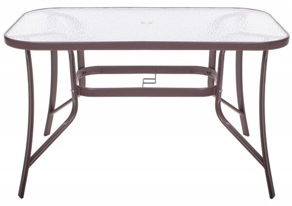 Zahradní stůl 120x70 cm SPRINGOS TOSCANA GF0076 hnědý
