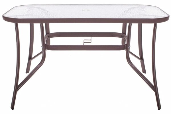 Zahradní stůl 120x70 cm SPRINGOS TOSCANA GF0076 hnědý